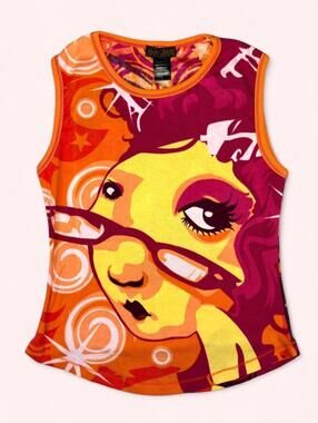 Deadstock Y2K Hayes graphic tank top
